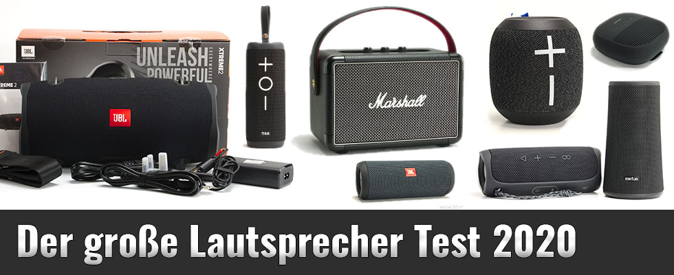 Bluetooth-Lautsprecher Test 2020 Bluetooth-Lautsprecher Test 2020
