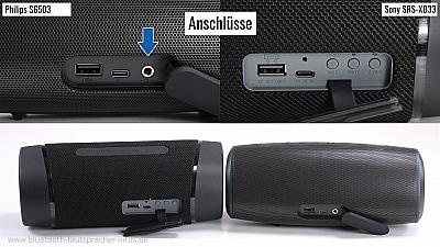 Philips S6305 VS Sony SRS-XB33 Vergleich 1