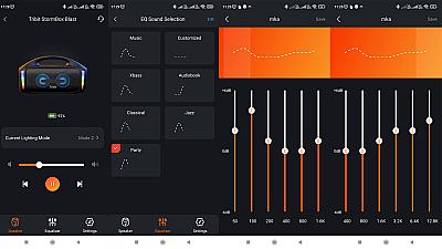 Tribit App - Eigener Equalizer