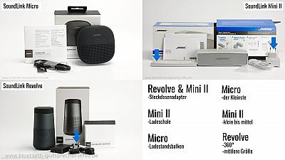Bose SoundLink Mini II, SoundLink Micro und SoundLink Revolve im Vergleich 2