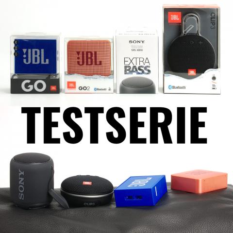 Jbl GO, JBL GO 2, JBL CLip 3 und SONY SRS XB10 - Testserie