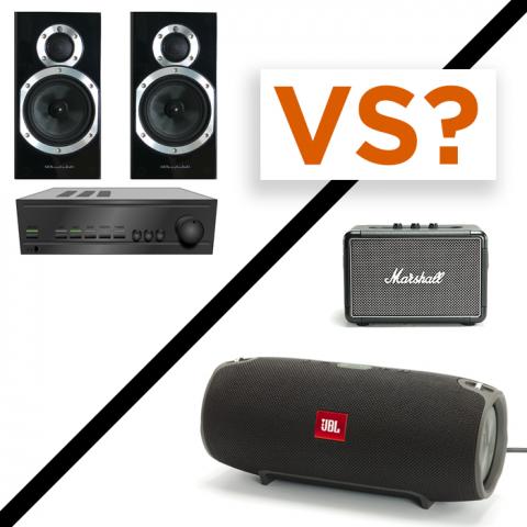 Musikanlage oder Bluetooth-Lautsprecher