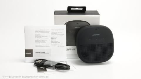 Lieferumfang des Bose SoundLink Micro