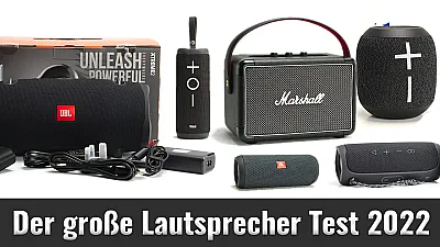 Bluetooth-Lautsprecher Test 2022 - Testsieger