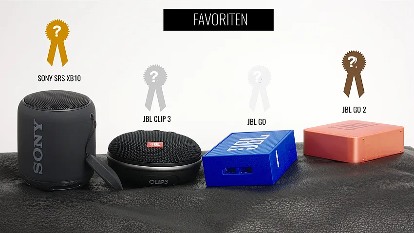 Vier mini Bluetooth-Lautsprecher im Test